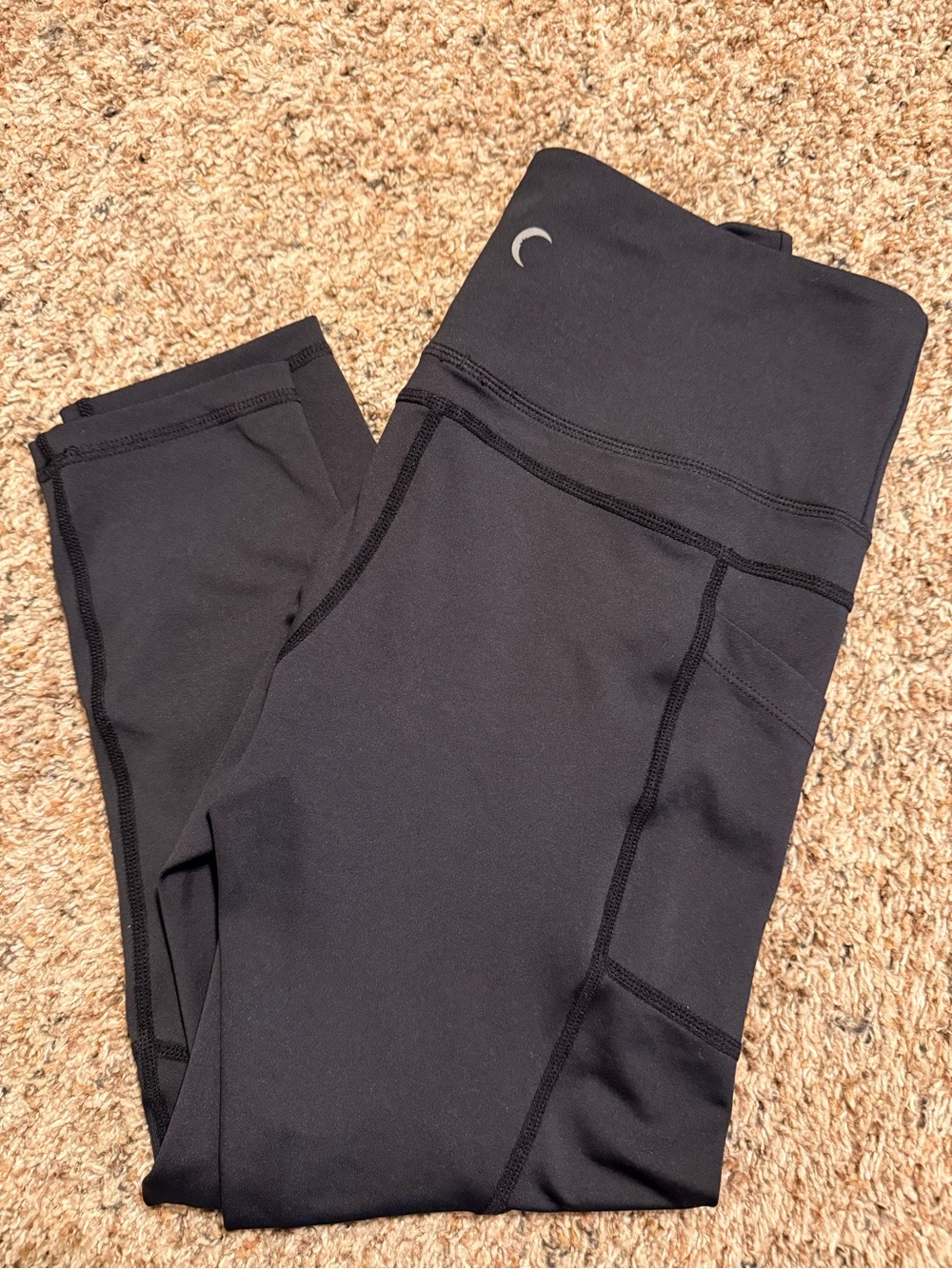 Zyia Black Active Leggings with Side Pockets